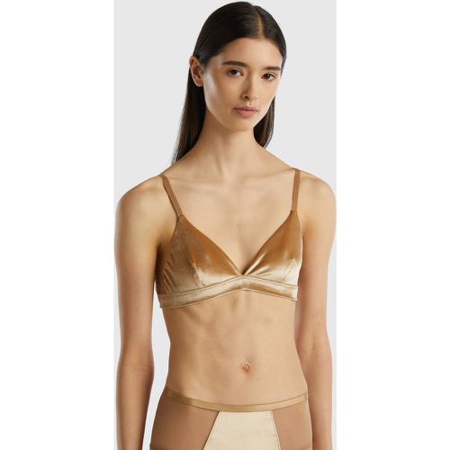 Benetton, Soutien-gorge Triangle En Velours, taille 90, - United Colors of Benetton - Modalova