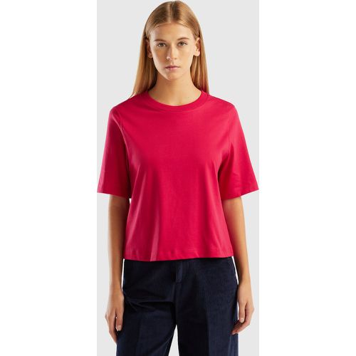 Benetton, T-shirt Coupe Boxy 100 % Coton, taille L, - United Colors of Benetton - Modalova