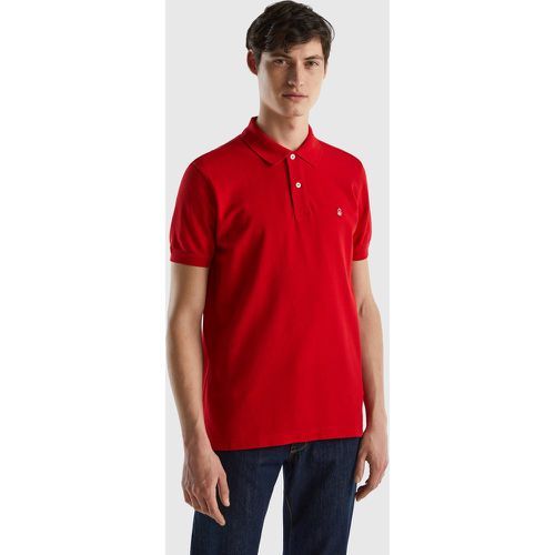 Benetton, Polo Rouge Coupe Droite, taille L, Rouge - United Colors of Benetton - Modalova