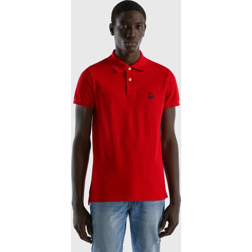Benetton, Polo Rouge Coupe Slim, taille XL, Rouge - United Colors of Benetton - Modalova