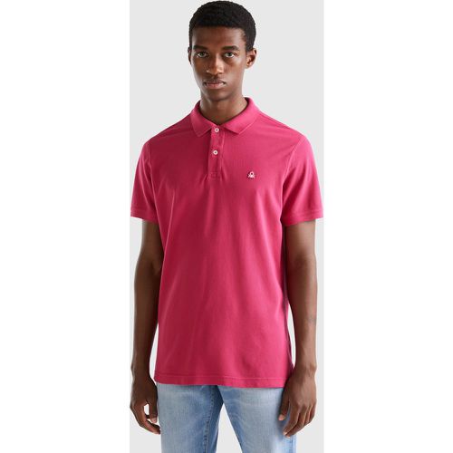 Benetton, Polo Coupe Regular Fuchsia, taille L, - United Colors of Benetton - Modalova