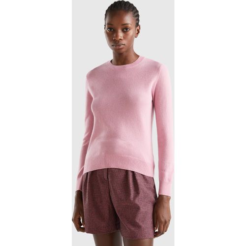 Benetton, Pull Rose En Pur Cachemire, taille L, Rose - United Colors of Benetton - Modalova