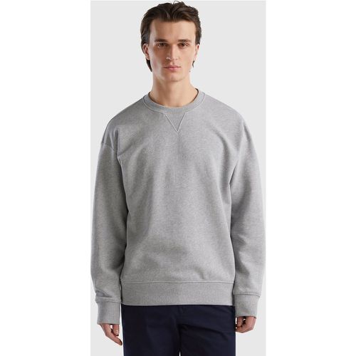 Benetton, Sweat 100 % Coton, taille M, Gris Clair - United Colors of Benetton - Modalova