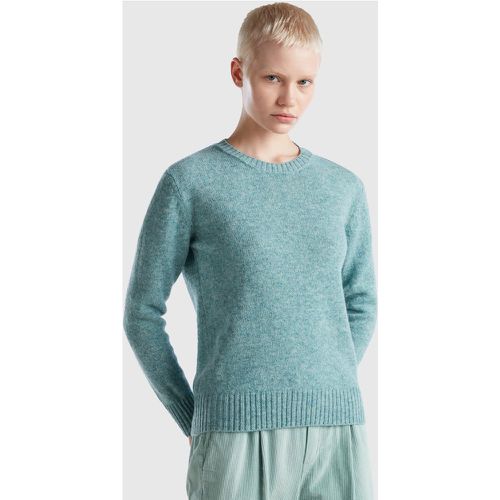 Benetton, Pull En Pure Laine Shetland, taille S, Bleu Vert - United Colors of Benetton - Modalova