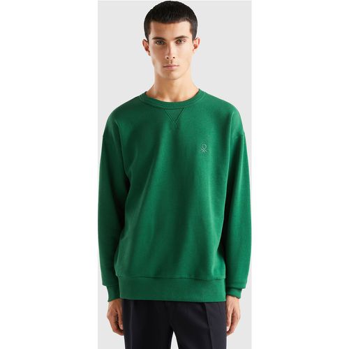 Benetton, Sweat Chaud À Col Rond, taille L, Vert - United Colors of Benetton - Modalova