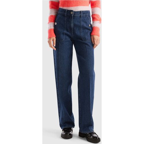 Benetton, Jeans Droit, taille 40, Bleu - United Colors of Benetton - Modalova