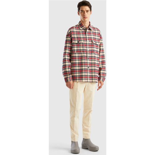 Benetton, Surchemise Tartan En Flanelle, taille XXXL, Multicolore - United Colors of Benetton - Modalova