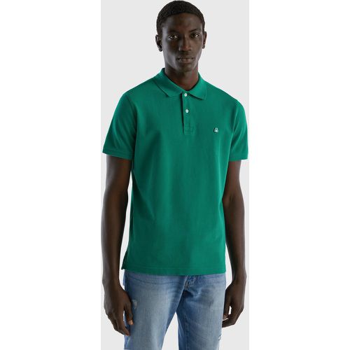 Benetton, Polo Coupe Regular Vert Foncé, taille XL, Vert Foncé - United Colors of Benetton - Modalova