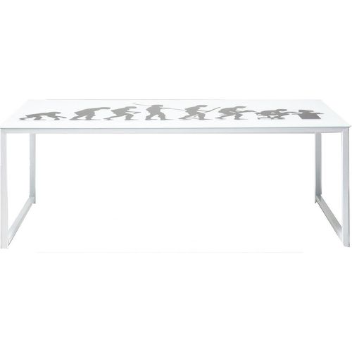 Table Homo Sapiens blanche en verre - KARE DESIGN - Modalova