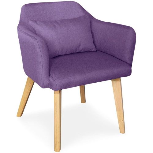 Lot de 2 Fauteuils Scandinaves Tissu ELRIC - 3S. x Home - Modalova