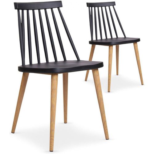 Lot de 2 chaises scandinaves TAPLA - 3S. x Home - Modalova