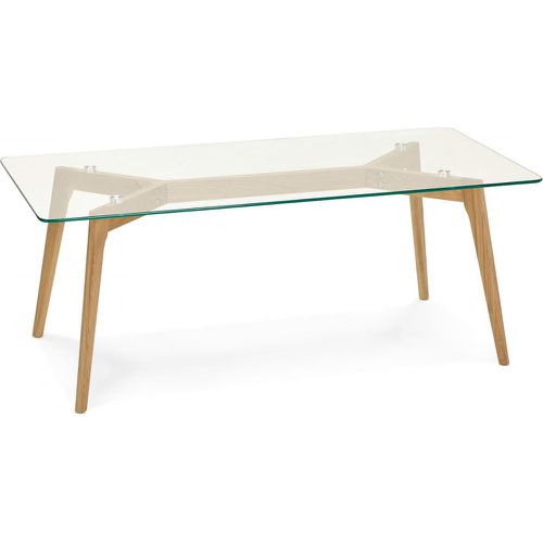 Table basse avec plateau en verre TAMPERE - 3S. x Home - Modalova