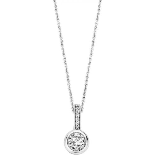 Collier et pendentif 6739ZI - Collier et pendentif Cristaux Blanc Bijoux - Ti Sento - Modalova