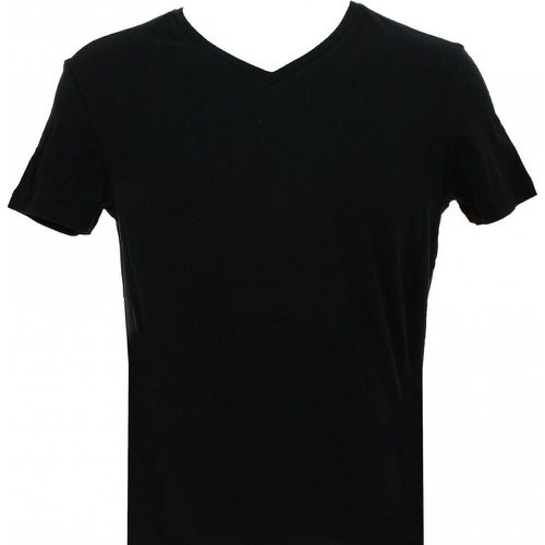 T-shirt logoté col V - coton - Guess Underwear - Modalova
