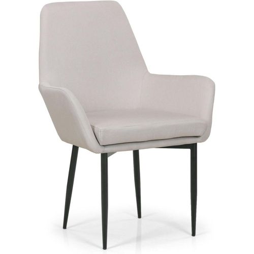 Fauteuil Design Tissu Beige ERI - 3S. x Home - Modalova