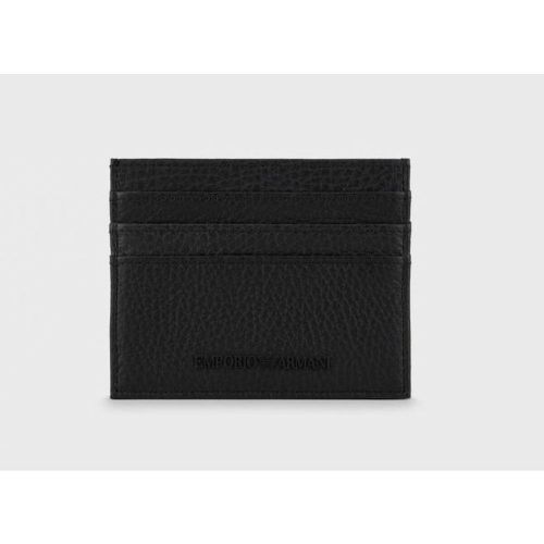 Porte-Carte - Credit Card Holder en cuir - Emporio Armani Maroquinerie - Modalova