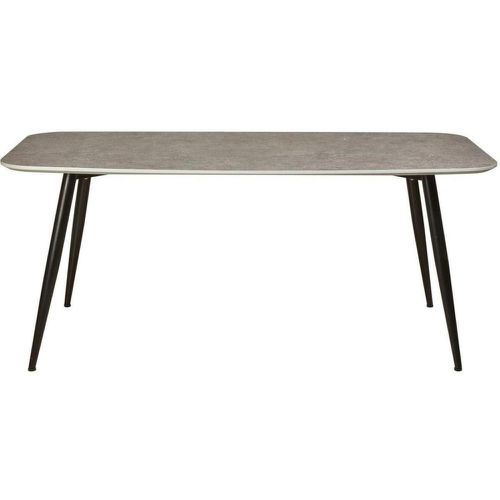 Table de repas en bois finition beton et pieds en metal TRIESTE - 3S. x Home - Modalova