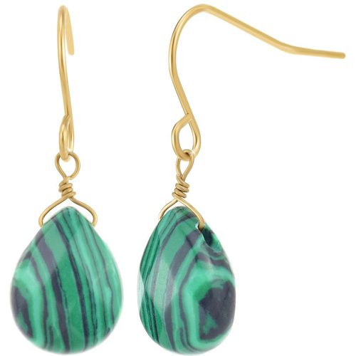 Pendantes So Charm - B2499-MALACHITE - Boucles D'Oreilles Dorées - So Charm Bijoux - Modalova