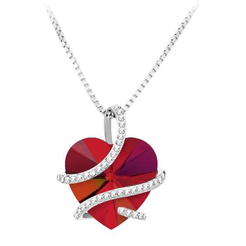 Collier So Charm - BS1409-RED - Collier Coeur é - So Charm Bijoux - Modalova