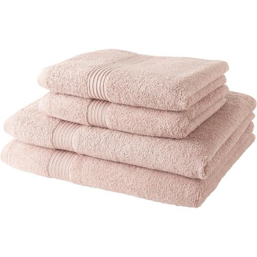 Serviettes de toilette 50x90 + 2 Draps de bain 70x130 cm 100% Coton - des sables - Today - Modalova