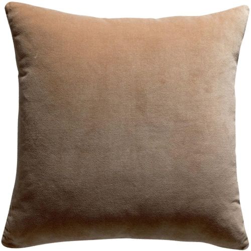 Coussin uni Elise Camel 45 x 45 - Maison Vivaraise - Modalova