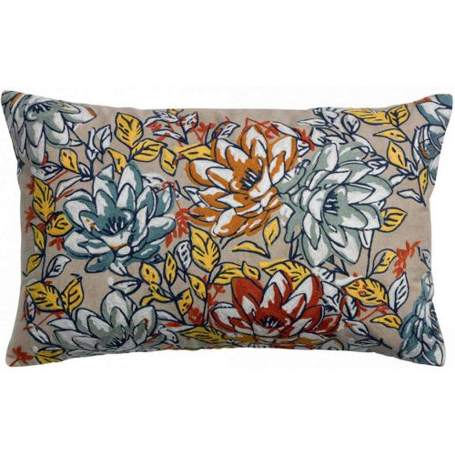 Coussin Alba brodé Multico 40 x 65 - Vivaraise - Modalova