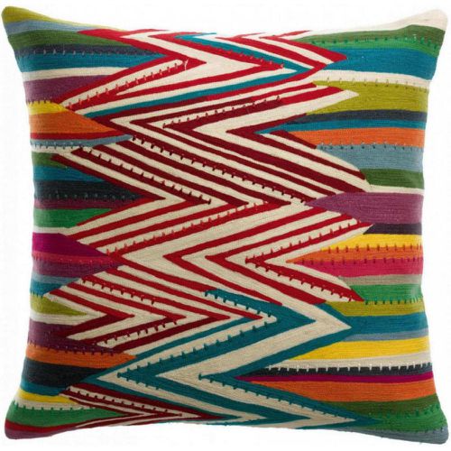 Coussin brodé Zuma Multico 45 x 45 - Vivaraise - Modalova