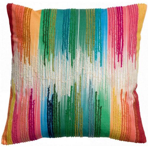 Coussin Olivia brodé Multico 45 x 45 - Vivaraise - Modalova