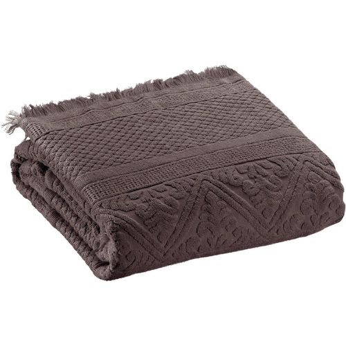 Drap de bain Zoé Ébène 100 x 180 - Vivaraise - Modalova