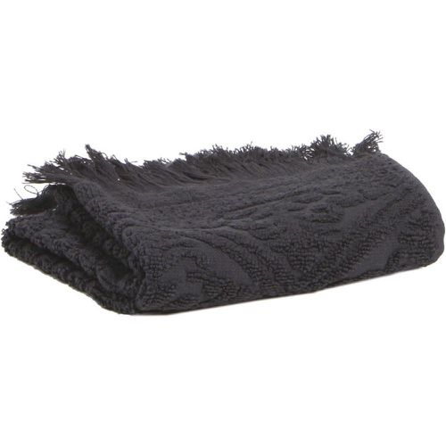 Drap De Douche Uni ZOLA - Carbone 70 X 140 cm - Vivaraise - Modalova