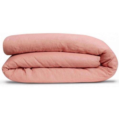 Housse de couette Linco Blush 260 x 240 bouteille 40 cm - Maison Vivaraise - Modalova