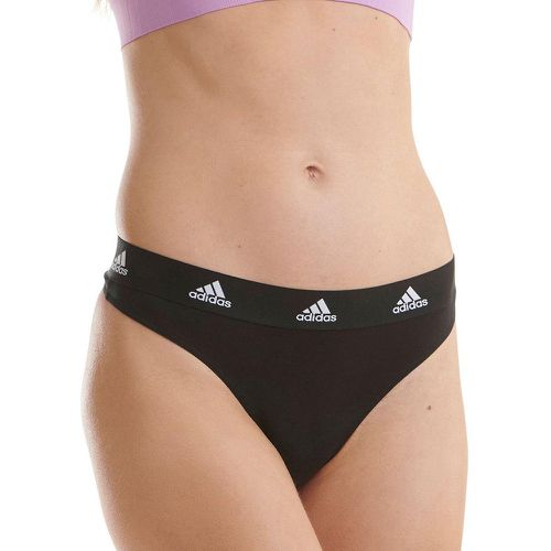 Lot de 3 strings Coton Logo Adidas - Adidas Underwear - Modalova