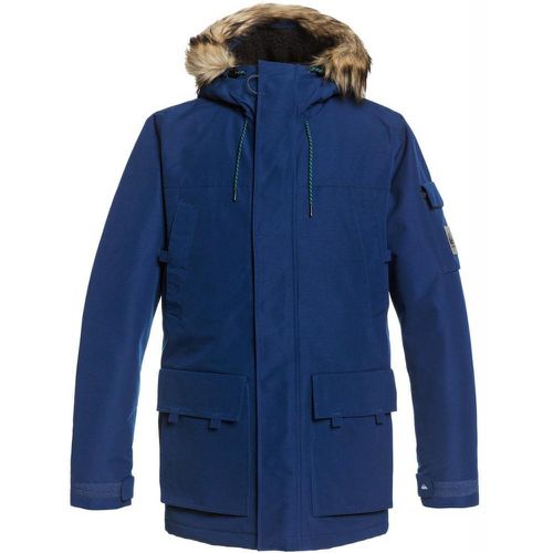 Parka fourrée à capuche bleu fort - Quiksilver - Modalova