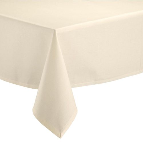 Nappe Bio Gamme unie Creme 150 x 250 - Maison Vivaraise - Modalova