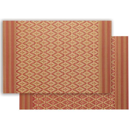 Set de table Kadra Rouge/or 33 x 45 - Maison Vivaraise - Modalova