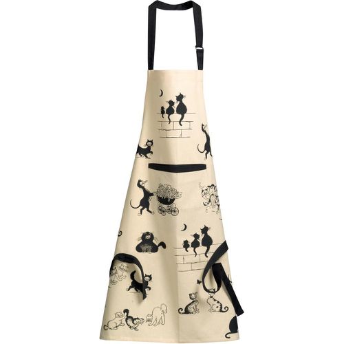 Tablier de cuisine imprimé Dubout 3 chats 72 x 85 - Winkler - Modalova