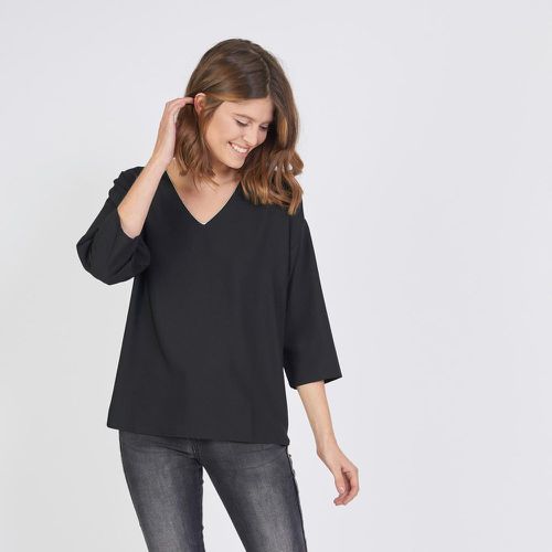 Blouse manches longues col V doré Emilie - 3S. x Le Vestiaire - Modalova