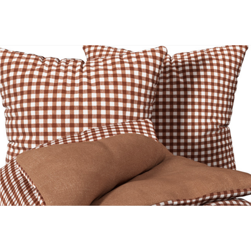 Parure de lit imprimée en coton The floral 240x220cm terracotta - 3S. x Home - Modalova