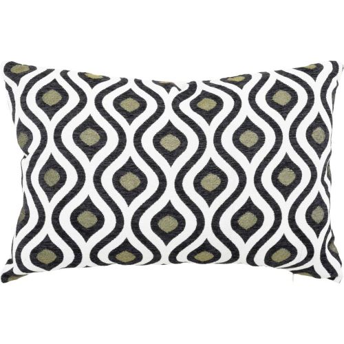 Coussin Twisted lime jacquard & 58x38cm - 3S. x Home - Modalova