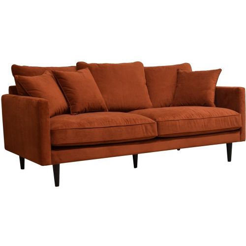 Canapé Candice 3 Places En Velours - 3S. x Home - Modalova