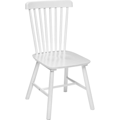 Chaise bois Isabel blanc - 3S. x Home - Modalova