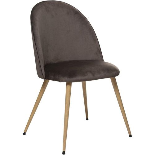 Chaise Slano imitation hêtre taupe - 3S. x Home - Modalova