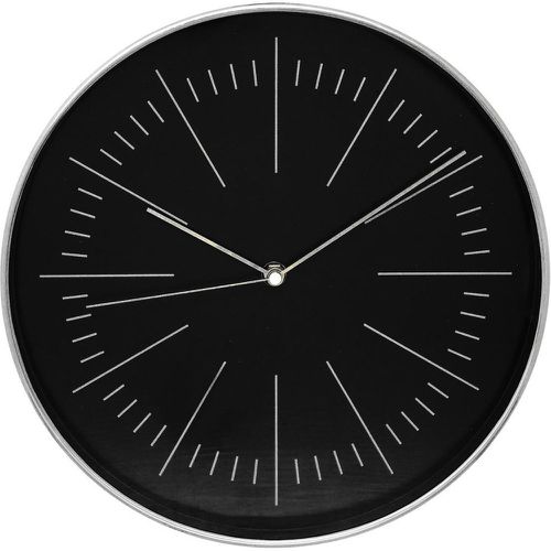 Horloge Edith, verre, argenté, D30 cm - 3S. x Home - Modalova