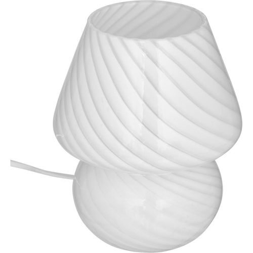 Lampe champignon Cara H18cm blanc - 3S. x Home - Modalova