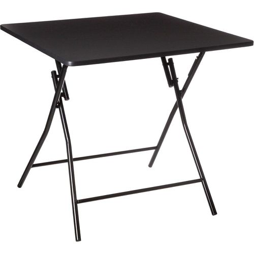 Table Pliante 80 X 80 Cm Noir - 3S. x Home - Modalova