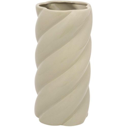 Vase torsadé Coby céramique clair - 3S. x Home - Modalova