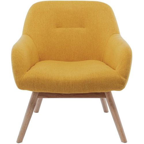 Fauteuils Scandinave Tissu , pieds en Hévéa Naturel - 3S. x Home - Modalova