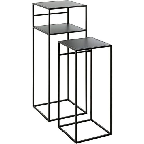 Lot de 2 tables d'appoint métal laqué - 3S. x Home - Modalova