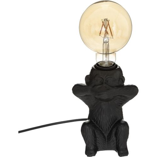 Lampe Socle Céramique Singe Noir H 17 bouche - 3S. x Home - Modalova