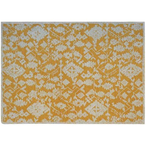 Tapis laine à motifs géometriques RENI or beige 120x180 - 3S. x Home - Modalova